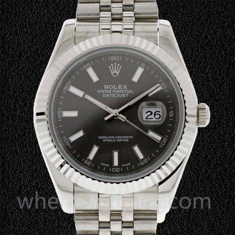 Rolex Datejust 41mm Pour des hommes 116334BKSJ Regardez Bracelet Huître