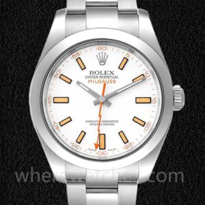Rolex Milgauss 116400-72400 40mm Pour des hommes Automatique Cadran blanc