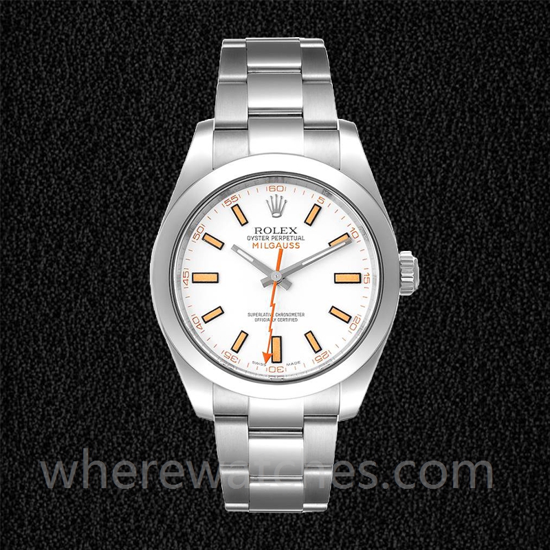 Rolex Milgauss 116400-72400 40mm Pour des hommes Automatique Cadran blanc – Image 2