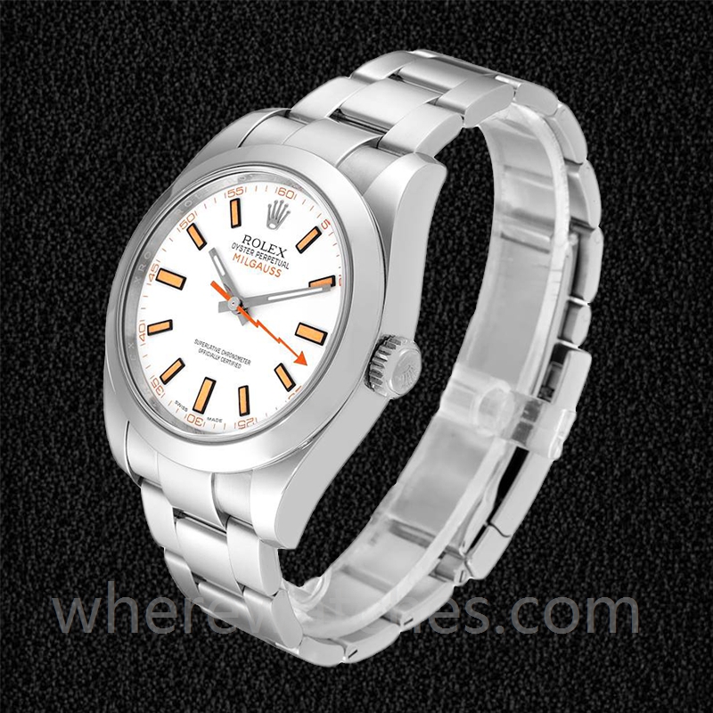 Rolex Milgauss 116400-72400 40mm Pour des hommes Automatique Cadran blanc – Image 3