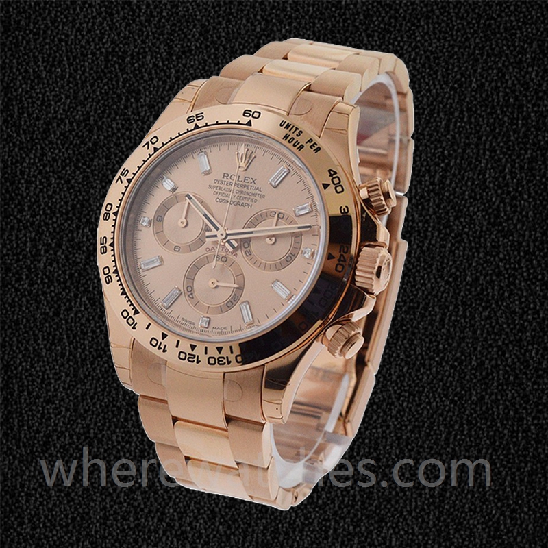 Rolex Daytona Pour des hommes 40mm m116505-0012 Doré rose Automatique – Image 3