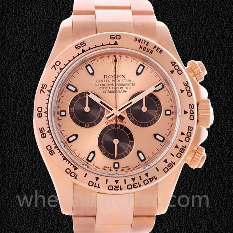 Rolex Daytona m116505-0009 Pour des hommes 40mm Doré rose