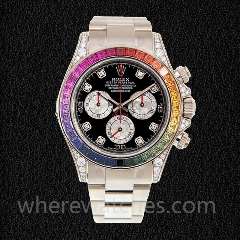 Rolex Daytona 40mm Pour des hommes 116599RBOW Cadran noir Argenté – Image 2