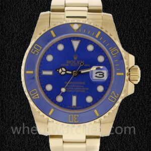 Rolex Submariner 116618LB Pour des hommes 40mm Cadran noir