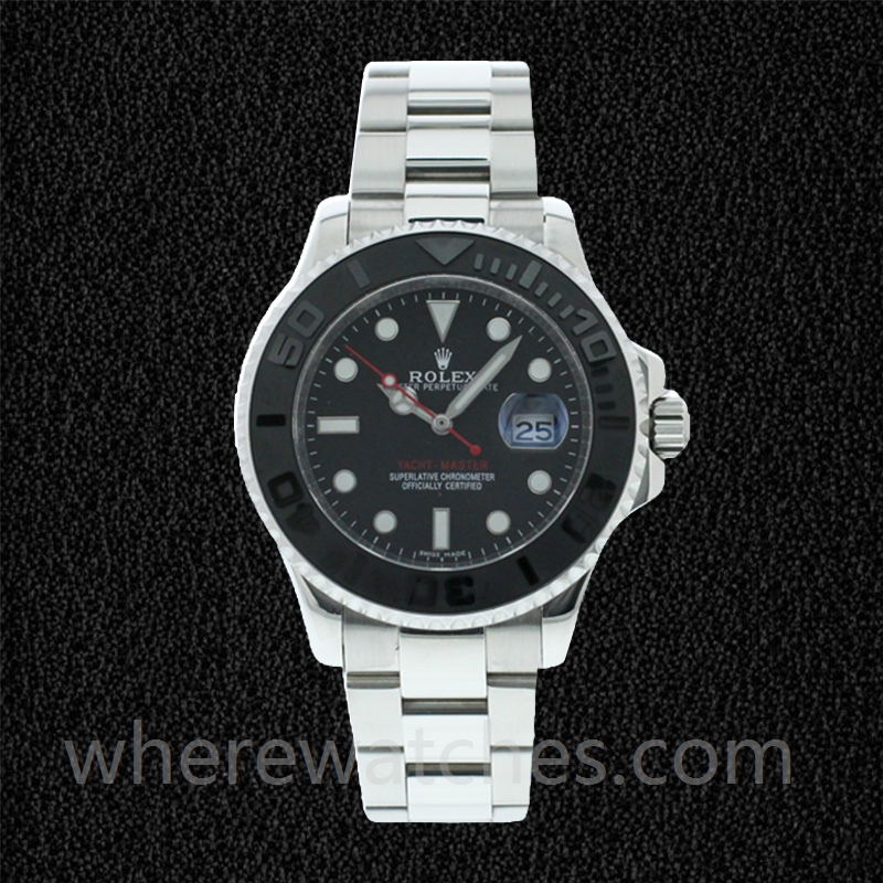 Rolex Yacht-master Pour des hommes 40mm 116622BKSO Bracelet Huître – Image 2