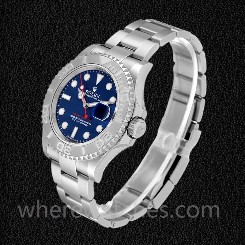 Rolex Yacht-master 40mm Pour des hommes 116622BLSO Cadran bleu Regardez – Image 3