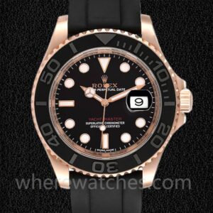 Rolex Yacht-master 116655BKSR Pour des hommes 40mm Doré rose