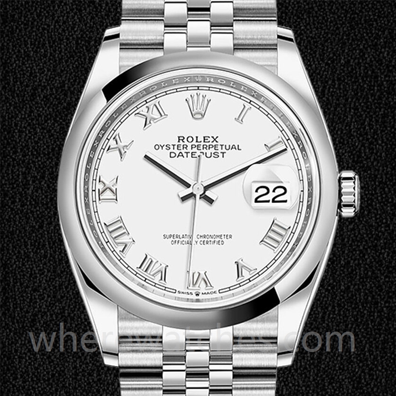 Rolex Datejust 36mm m126200-0007 Pour des hommes Automatique