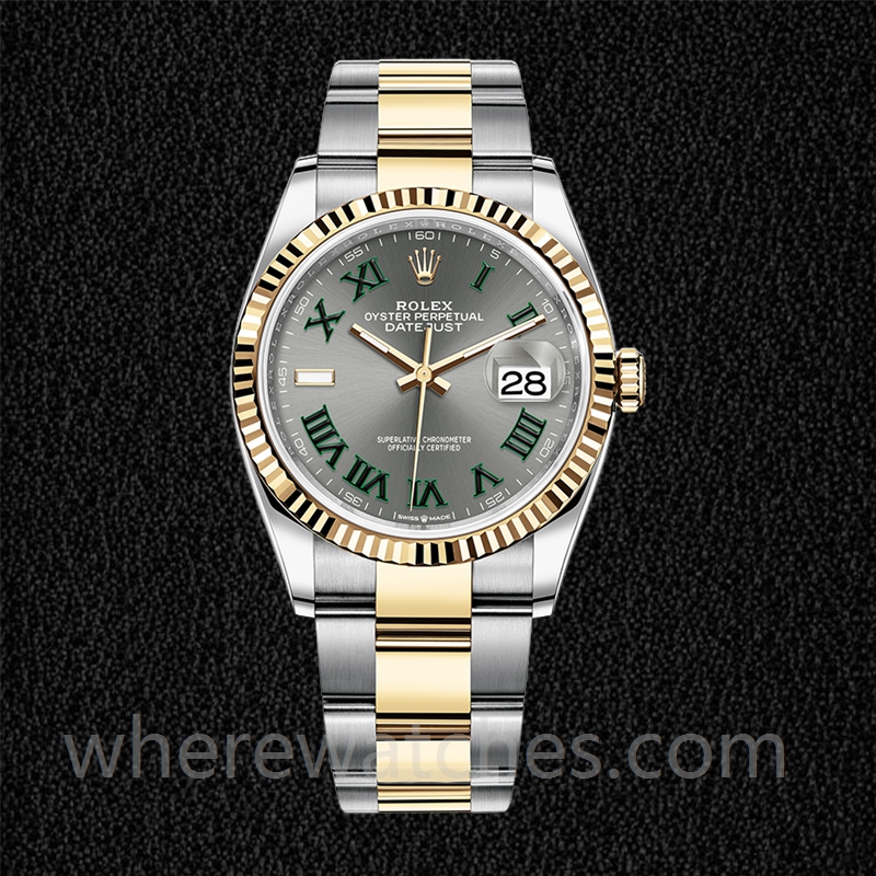 Rolex Datejust Pour des hommes 36mm m126233-0036 Automatique Cadran de Wimbledon – Image 2