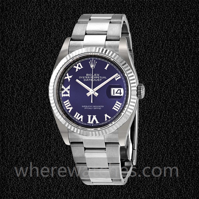 Rolex Datejust m126234-0022 36mm Dames Cadran bleu – Image 2