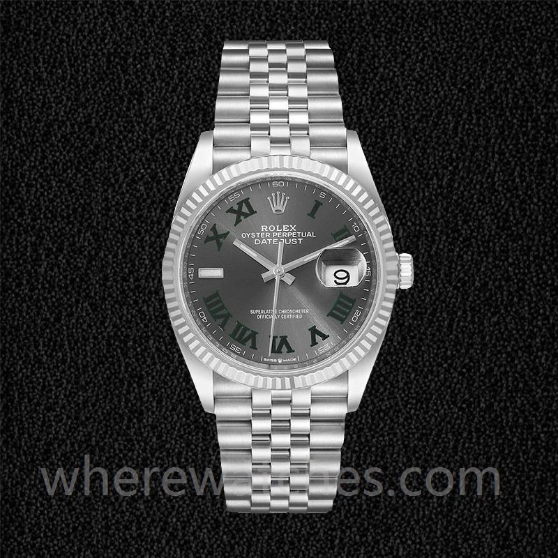 Rolex Datejust m126234-0045 36mm Pour des hommes Regardez Bracelet Jubilé – Image 2