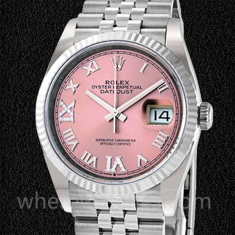 Rolex Datejust m126234-0031 36mm Dames Cadran rose