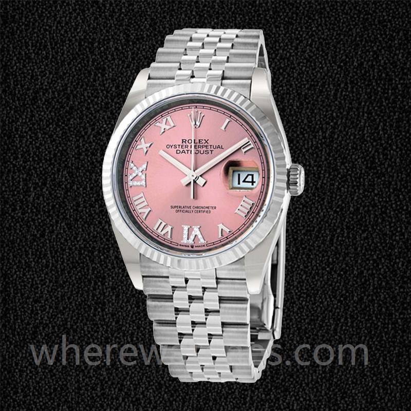 Rolex Datejust m126234-0031 36mm Dames Cadran rose – Image 2