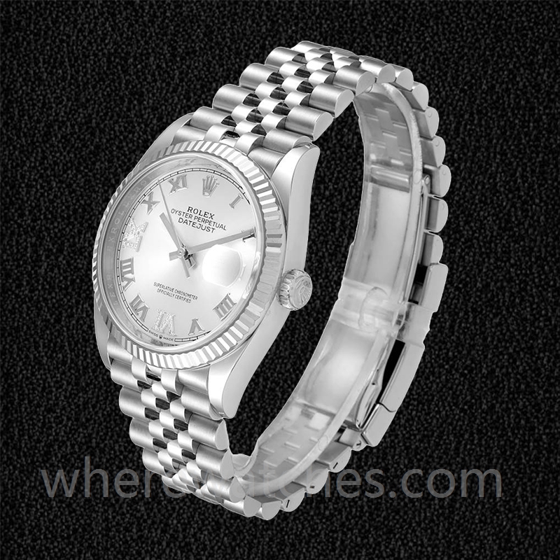 Rolex Datejust Dames m126234-0029 36mm Argenté Regardez – Image 3