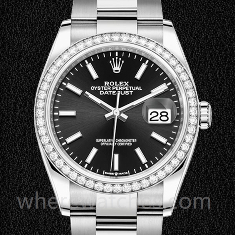 Rolex Datejust 36mm m126284rbr-0008 Dames Bracelet Huître