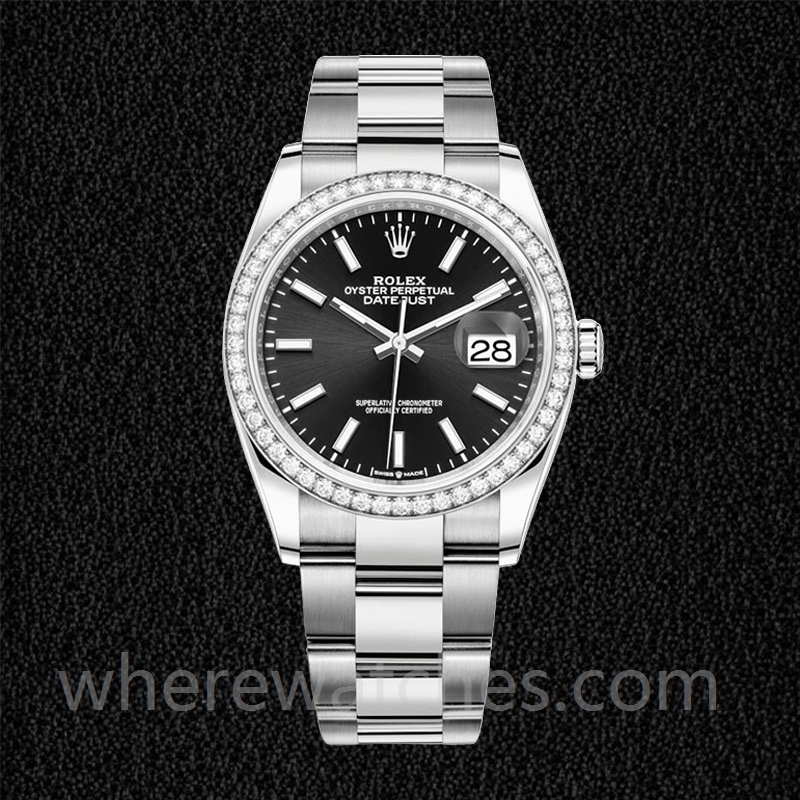 Rolex Datejust 36mm m126284rbr-0008 Dames Bracelet Huître – Image 2