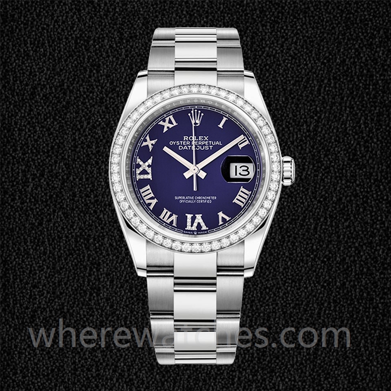 Rolex Datejust 36mm m126284rbr-0014 Dames Regardez Automatique – Image 2