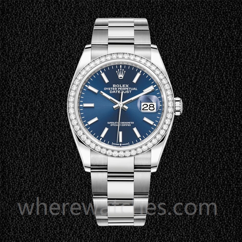 Rolex Datejust Dames m126284rbr-0010 36mm Automatique Bracelet Huître – Image 2