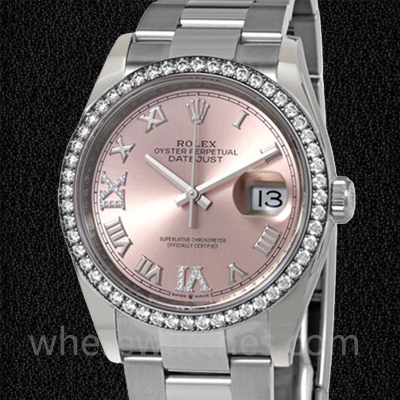 Rolex Datejust m126284rbr-0024 Dames 36mm Bracelet Huître