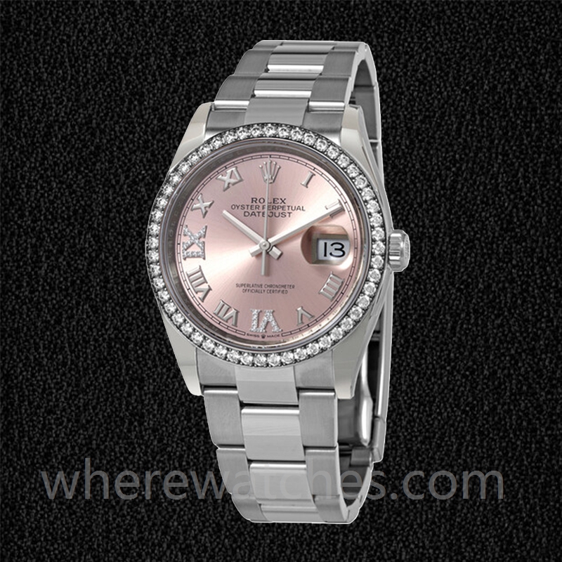 Rolex Datejust m126284rbr-0024 Dames 36mm Bracelet Huître – Image 2