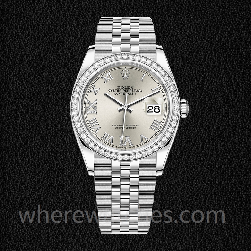 Rolex Datejust 36mm Dames m126284rbr-0021 Bracelet Jubilé – Image 2