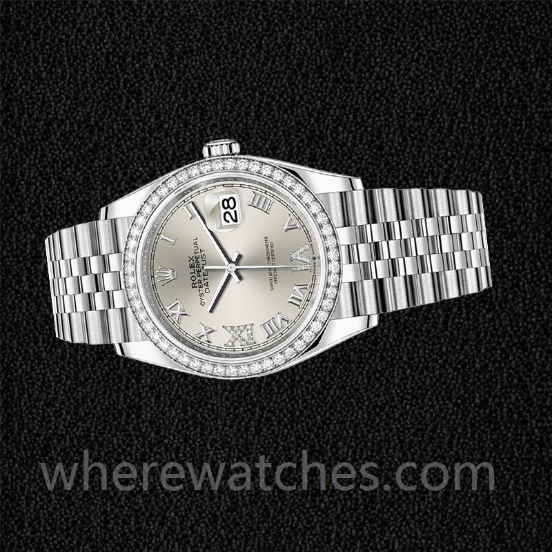 Rolex Datejust 36mm Dames m126284rbr-0021 Bracelet Jubilé – Image 3