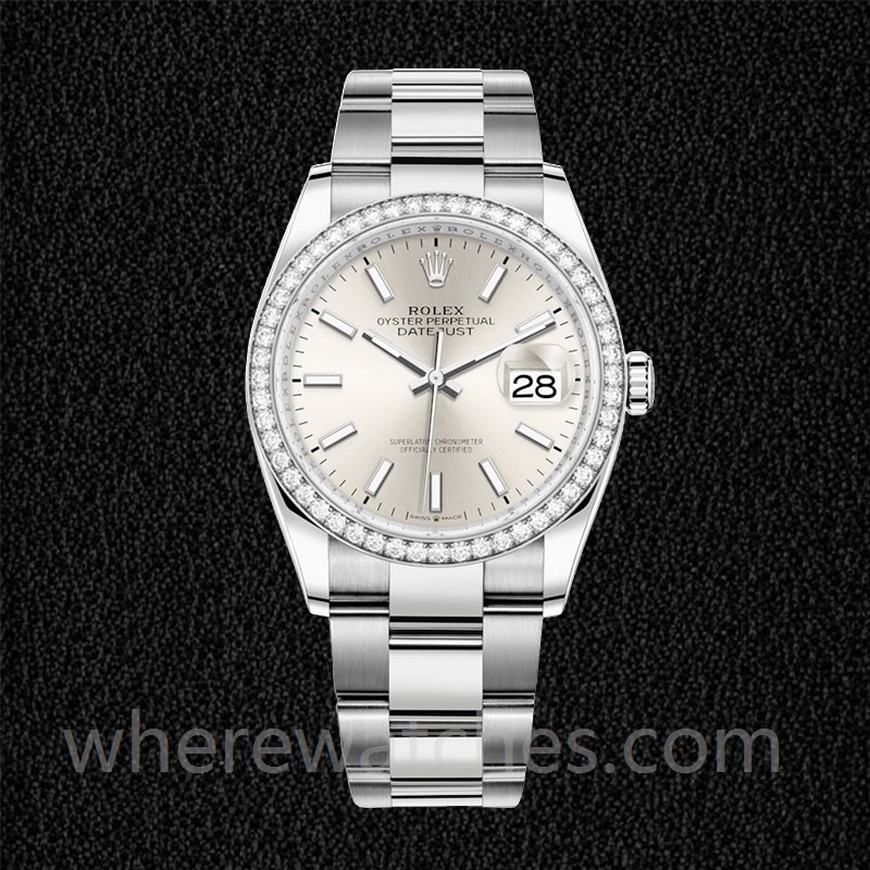 Rolex Datejust 36mm Dames m126284rbr-0006 Argenté Automatique – Image 2