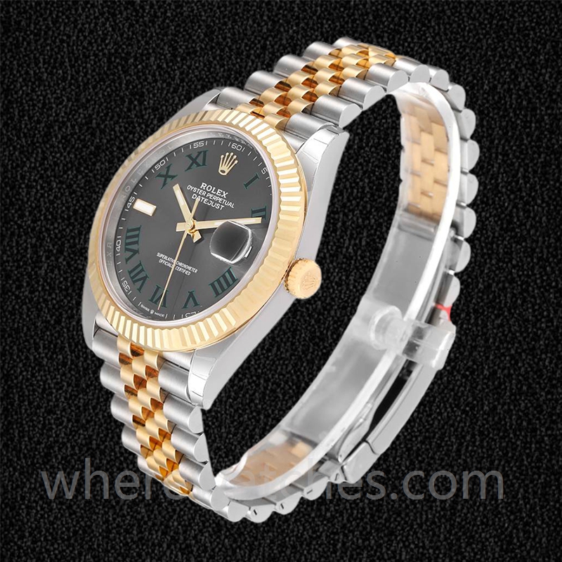 Rolex Datejust 41mm Pour des hommes m126333-0020 Argenté Cadran de Wimbledon – Image 3