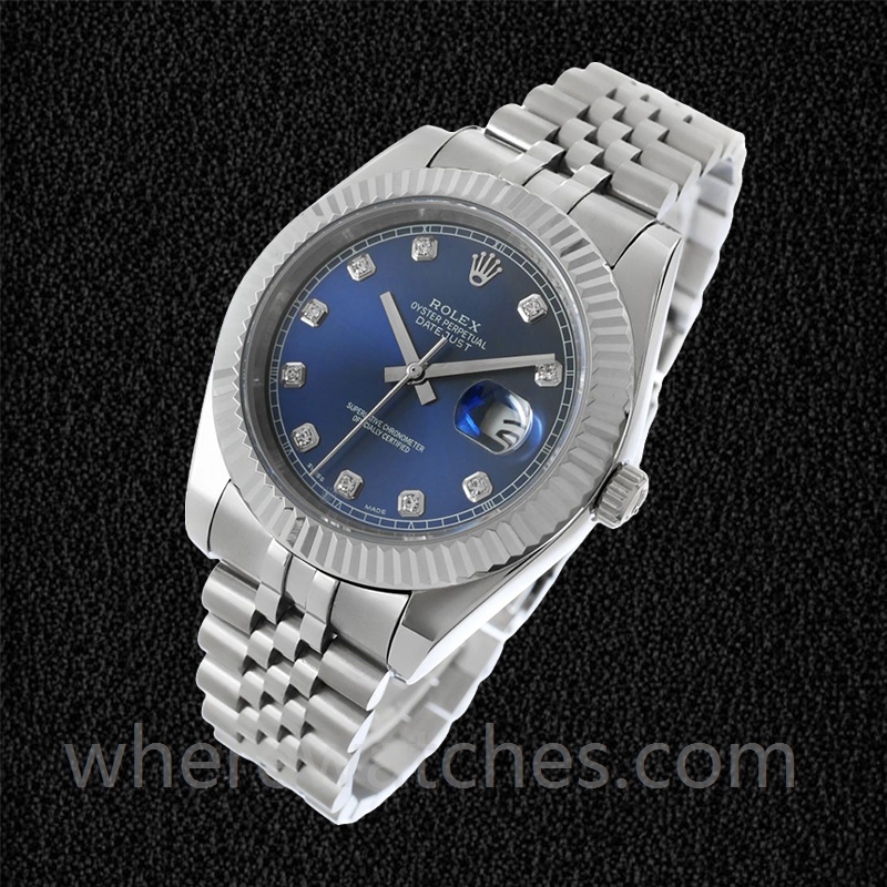 Rolex Datejust 41mm 126334BLDJ Pour des hommes Cadran bleu Bracelet Jubilé – Image 3