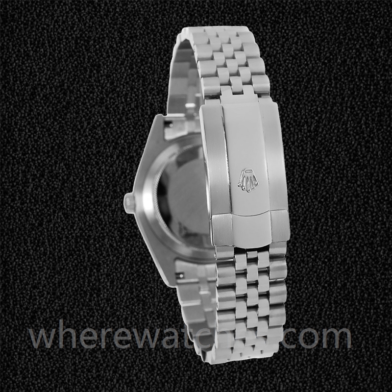 Rolex Datejust 41mm 126334BLDJ Pour des hommes Cadran bleu Bracelet Jubilé – Image 4