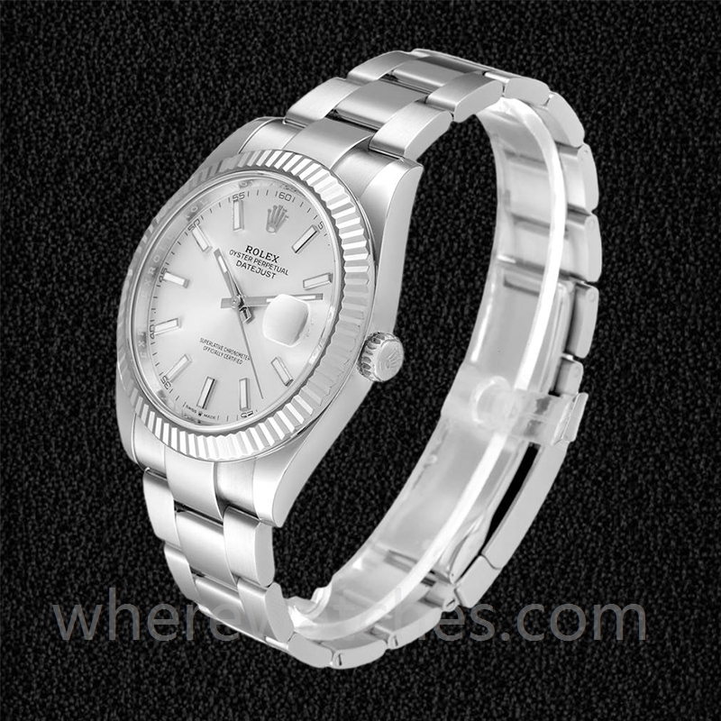 Rolex Datejust 126334SSO Pour des hommes 41mm Argenté – Image 3