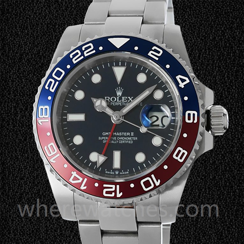 Rolex Gmt Master Ii Pour des hommes 40mm m126710blro-0002 Regardez