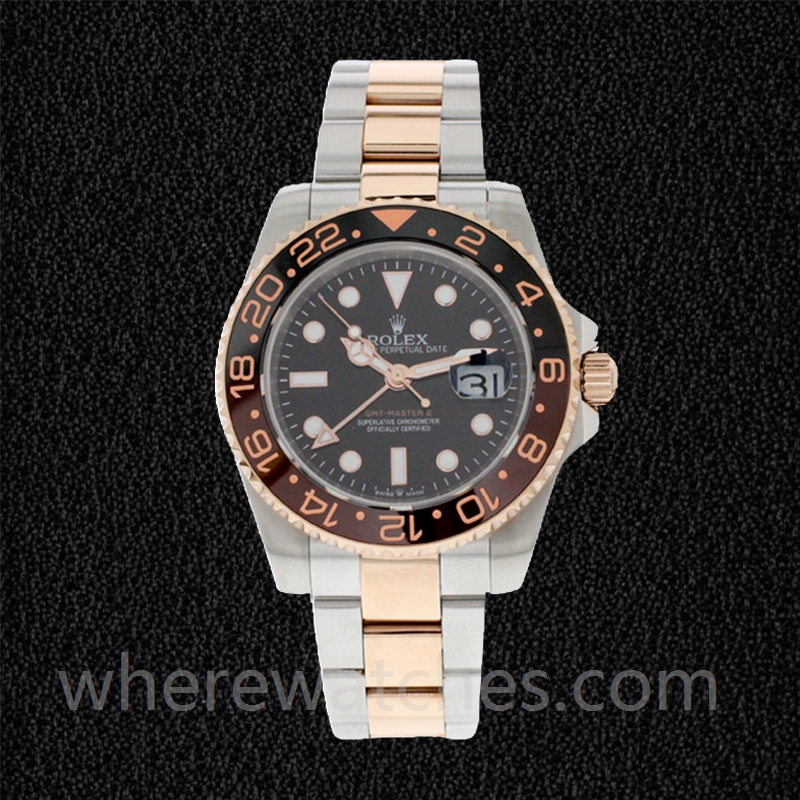 Rolex Yacht-master 40mm m126711chnr-0002 Pour des hommes Cadran noir Bracelet Huître – Image 2