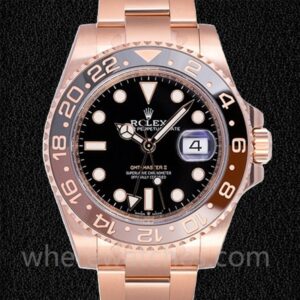 Rolex Yacht-master 40mm Pour des hommes m126715chnr-0001 Doré rose Cadran noir