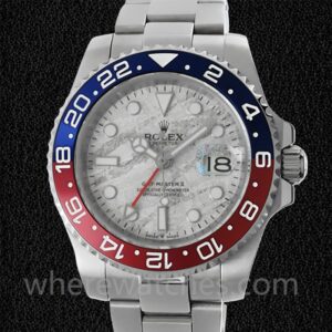Rolex Gmt Master Ii Pour des hommes 40mm m126719blro-0002 Argenté Cadran Météorite