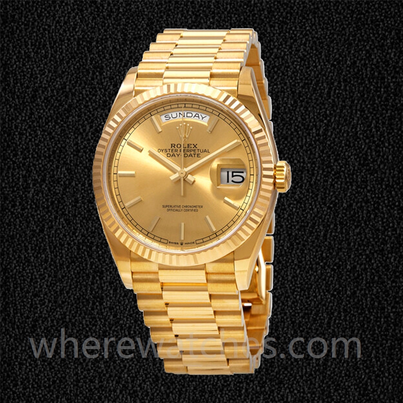 Rolex Day-date m128238-0045 Unisexe 36mm Automatique Président Bracelet – Image 2