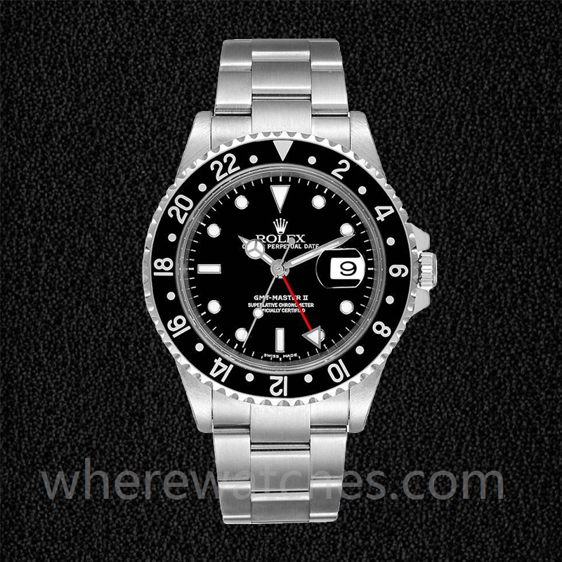 Rolex Gmt Master Ii Pour des hommes 16710BKSO 40mm Cadran noir – Image 2