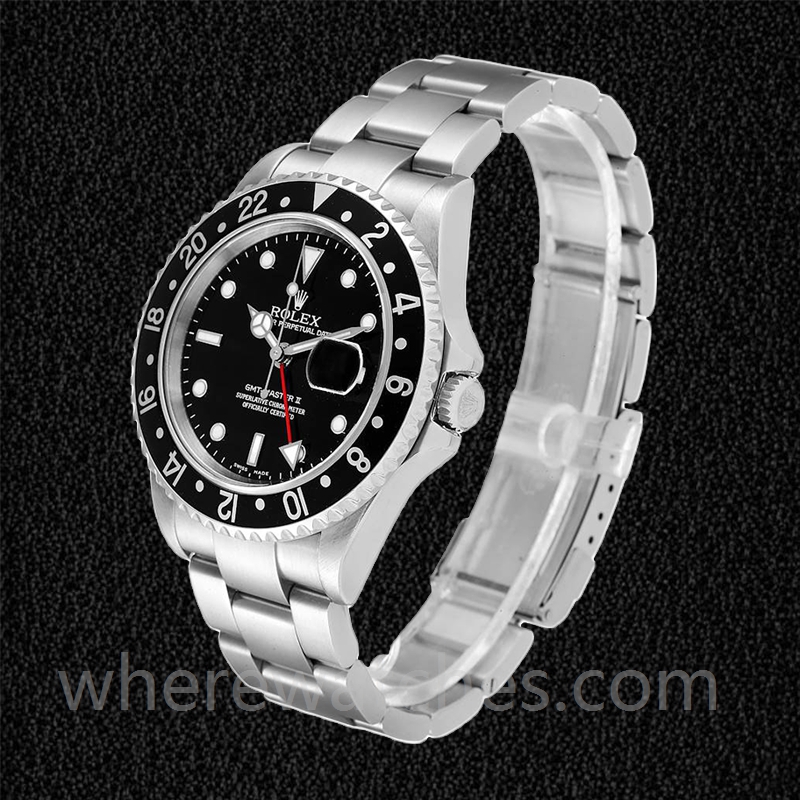 Rolex Gmt Master Ii Pour des hommes 16710BKSO 40mm Cadran noir – Image 3