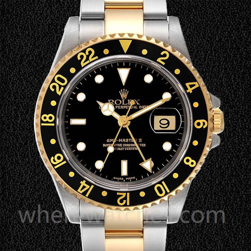 Rolex Gmt Master 40mm Pour des hommes 16713BKSO Automatique Cadran noir