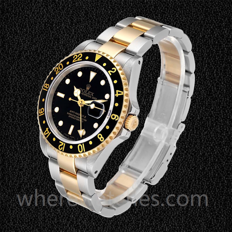 Rolex Gmt Master 40mm Pour des hommes 16713BKSO Automatique Cadran noir – Image 3