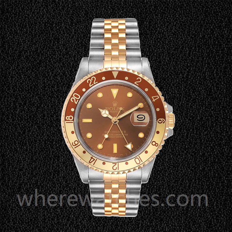 Rolex Gmt Master 40mm Pour des hommes 16713BNSJ Bracelet Jubilé – Image 2