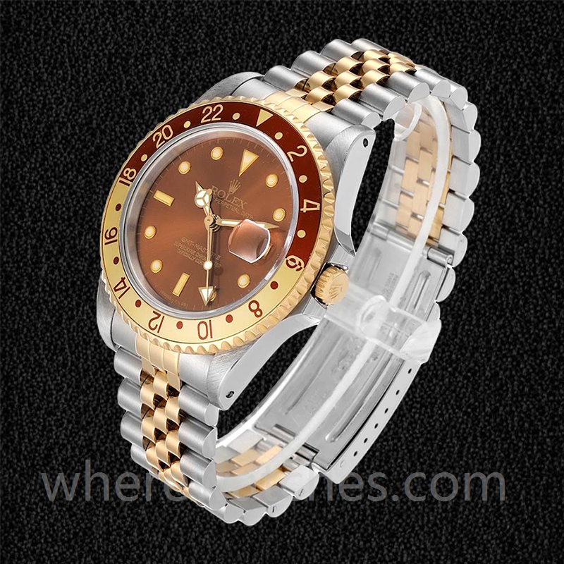 Rolex Gmt Master 40mm Pour des hommes 16713BNSJ Bracelet Jubilé – Image 3
