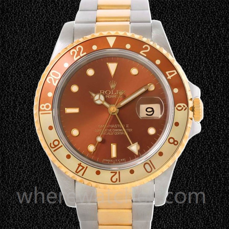 Rolex Gmt Master 16713BNSO 40mm Pour des hommes Ton d'or