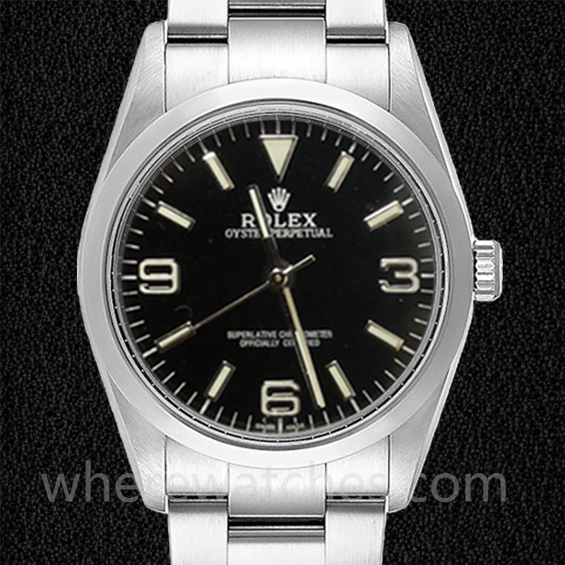 Rolex Oyster Perpetual Dames 177200 31mm Cadran noir Bracelet Huître