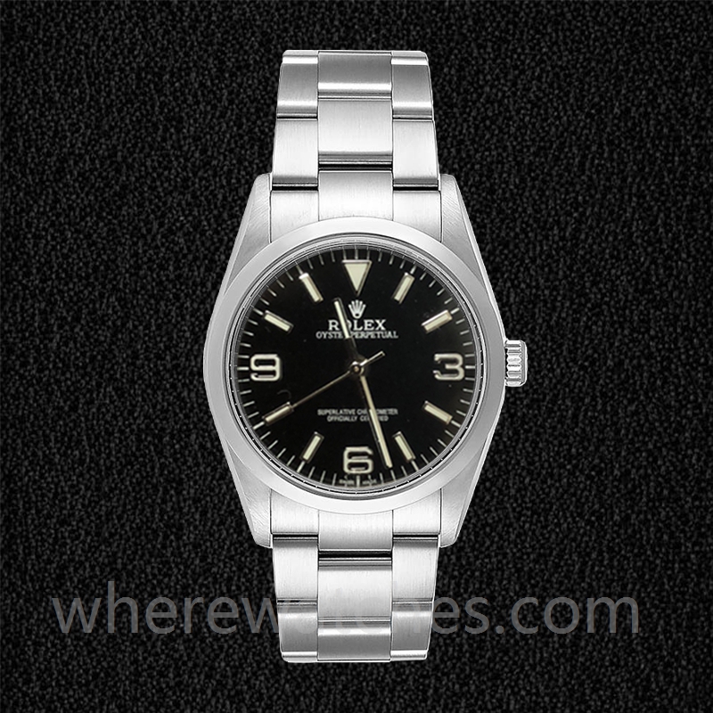 Rolex Oyster Perpetual Dames 177200 31mm Cadran noir Bracelet Huître – Image 2