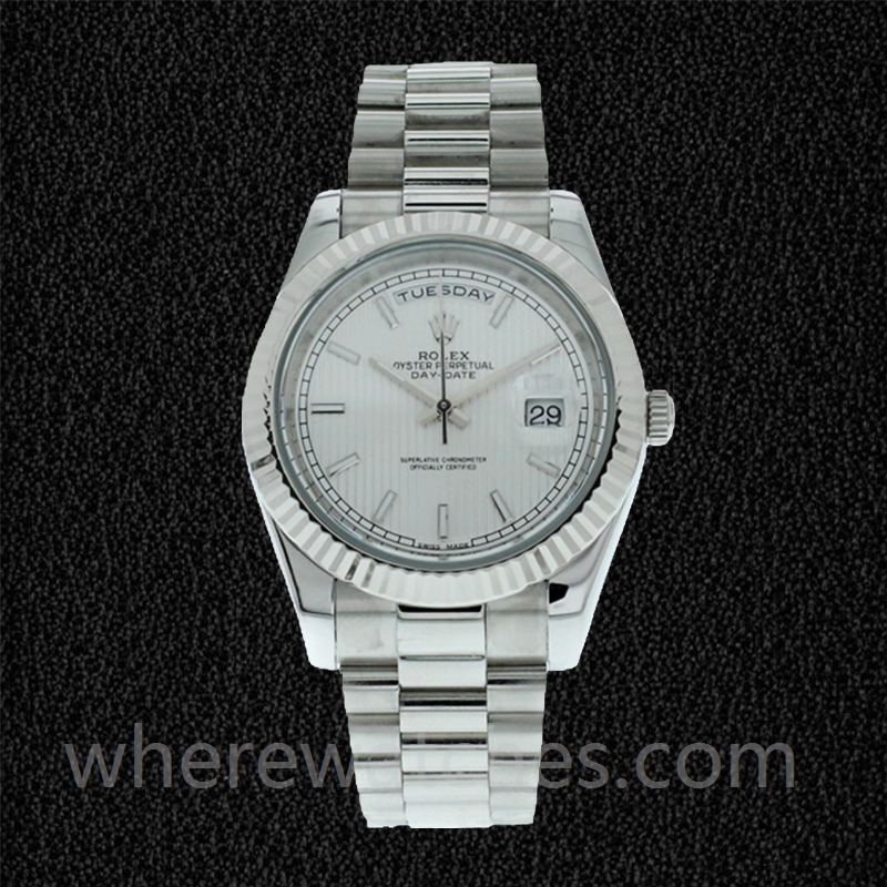 Rolex Day-Date 228239WSJ 40mm Pour des hommes Automatique Argenté – Image 2