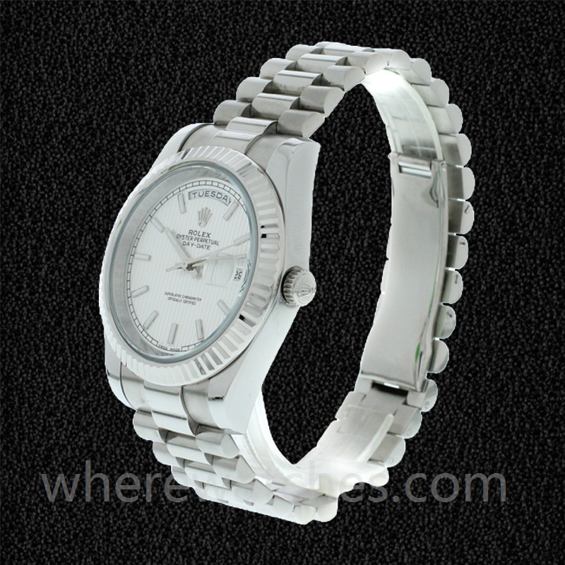 Rolex Day-Date 228239WSJ 40mm Pour des hommes Automatique Argenté – Image 3