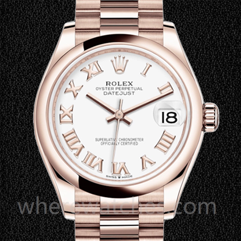 Rolex Datejust m278245-0018 Dames 31mm Cadran blanc