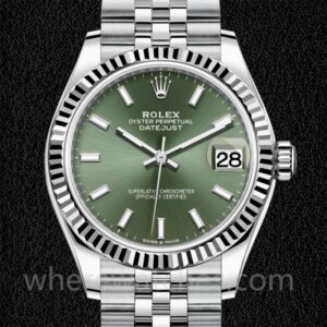 Rolex Datejust Unisexe m278274-0018 31mm Argenté Bracelet Jubilé