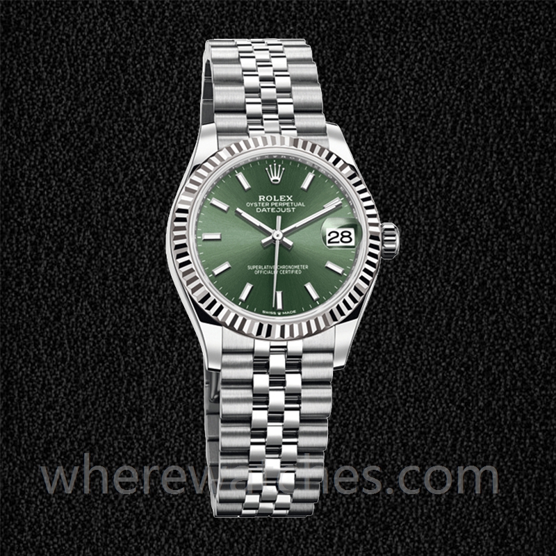 Rolex Datejust Unisexe m278274-0018 31mm Argenté Bracelet Jubilé – Image 2